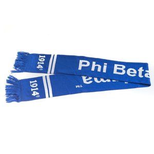 Blue Phi Beta Sigma Fraternity Scarf